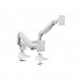 SUPPORTO DA TAVOLO HEAVY DUTY PER 2 MONITOR DA 17" A 35" (650183) BIANCO (Equip)