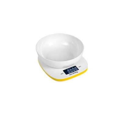BILANCIA DIGITALE DA CUCINA INN-132Y CON CIOTOLA IN PLASTICA (Innoliving)