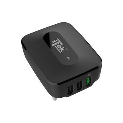 CARICABATTERIE DA MURO CON 3 PORTE USB - 25W (ITSCW3U25) (Itek)