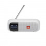 RADIO FM PORTATILE DIGITALE DAB+ DISPLAY LCD BLUETOOTH BIANCO (JBLTUNER2WHT) (Jbl)
