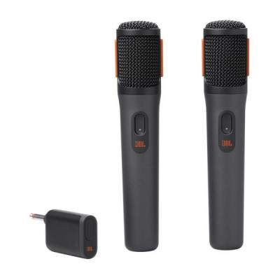 KIT MICROFONI DOPPIO PARTYBOX WIRELESS NERO (JBLPBWIRELESSMIC) (Jbl)
