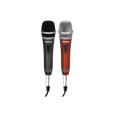 KIT MICROFONI DINAMICI NERO E ROSSO (DM 522) (Karma)