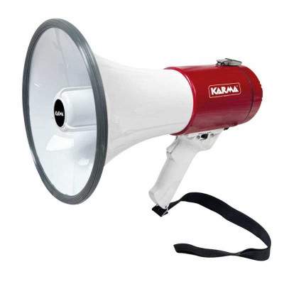 MEGAFONO GT 1223LI 15W RICARICABILE CON SIRENA E FISCHIETTO (Karma)