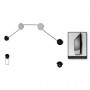 STAFFA SUPPORTO A PARETE FISSO DA 23" A 55" (WSD-908F) (Keyteck)