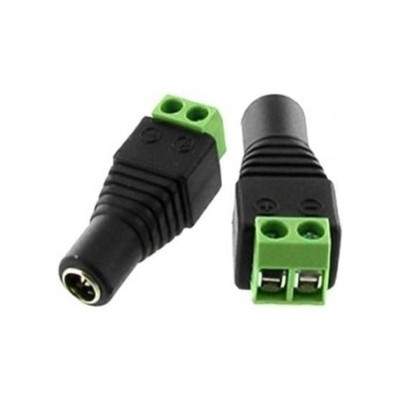 CONNETTORE DC FEMMINA A VITE PER ALIM. TELEC. CONF. 10PZ (CV-HEAD-DC-F) (Mach Power)