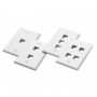 PLACCA 503 BIANCA PER 1 KEYSTONE (NW-FP503-1WH) (Mach Power)