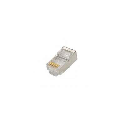 PLUG DI RETE RJ45 8P CAT.6 FTP CONF. 50PZ (CV-LAN-026) (Mach Power)