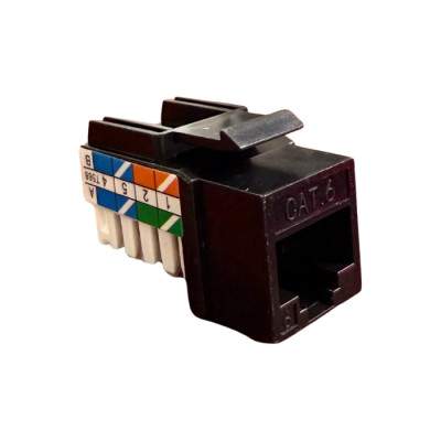 FRUTTO KEYSTONE JACK RJ45 UTP CAT.6 NERO (NW-KU6I-BK) (Mach Power)