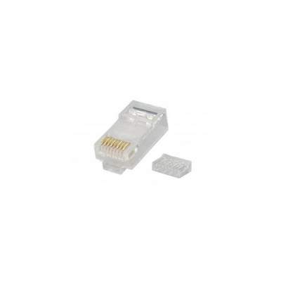 CONNETTORE PLUG RETE RJ45 8P CAT.6 UTP (CONF. 100PZ) (CV-LAN-027) (Mach Power)