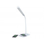 LAMPADA DA TAVOLO LED USB WIRELESS CHARGER (M-LAMWC1) (Mediacom)