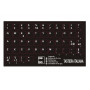ADESIVI TASTIERA ITALIANA STICKERS NETBOOK/NOTEBOOK - TASTI PICCOLI ITA (No Brand)