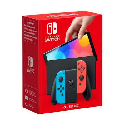 CONSOLE SWITCH OLED 7" 64GB ROSSO/BLU (SWICONIN0044) (Nintendo)