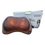 CUSCINO MASSAGGIANTE COLLO SCHIENA SPALLA 4 RULLI CON CALORE PER AUTO, CASA, UFFICIO (8028) (No Brand)