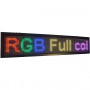 TABELLA CARTELLO LED PROGRAMMABILE RGB COLORE FULL ZONE 100X20 (X100RGB) (No Brand)
