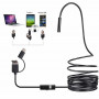 ENDOSCOPIO IMPERMEABILE 3 IN 1 - 2 MT. - VIDEOCAMERA DI ISPEZIONE USB (No Brand)