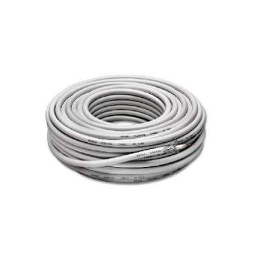 MATASSA 19/02 CAVO PER ANTENNA PARABOLA SATELLITE COASSIALE COAX F - 20 MT BIANCO (Nvs)