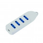 MULTIPRESA 4 POSTI BIPASSO SENZA CAVO (PEM2304-W) (Propart)