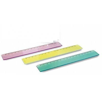 Righello In Plastica 17 Cm Colore Assortito - 1Pz