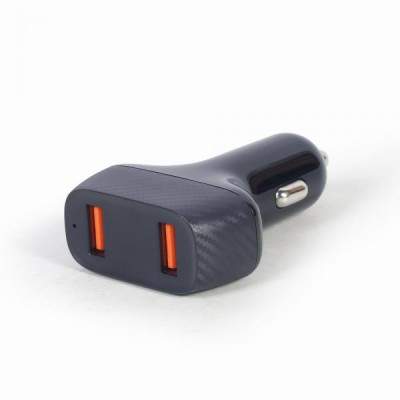CARICATORE DA AUTO RAPIDO PER SMARTPHONE/TABLET USB QUICK CHARGE 3.0 36W (TA-U2QC3-CAR-01) (Gembird)