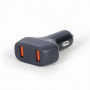CARICATORE DA AUTO RAPIDO PER SMARTPHONE/TABLET USB QUICK CHARGE 3.0 36W (TA-U2QC3-CAR-01) (Gembird)
