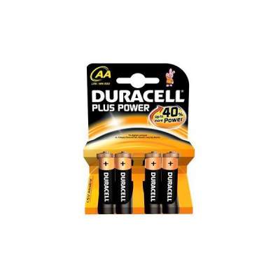BATTERIE ALCALINE STILO PLUS AA CONF. 4PZ (Duracell)