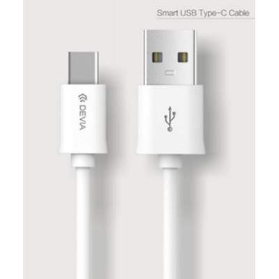 CAVO DATI RICARICA DA USB A TYPE-C - 2 METRI (DESCT2038W) (Devia)