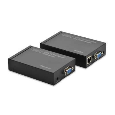 ESTENSORE DI LINEA VGA + AUDIO 300MT CAT.5 (DS53400) (Digitus)