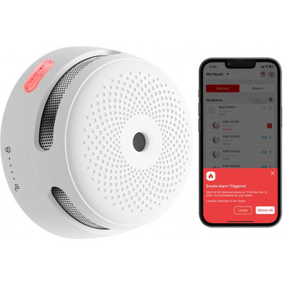 X-Sense Sensore Fumo Wi-Fi a batteria sostituibile