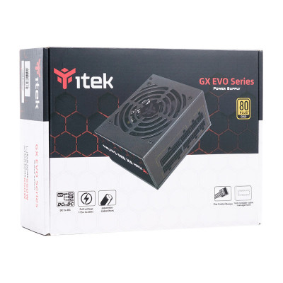 itek GX650 EVO alimentatore per computer 650 W 24-pin ATX SFX Nero
