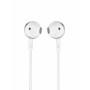 JBL Tune 205 Auricolare Cablato In-ear Musica e Chiamate Cromo, Bianco