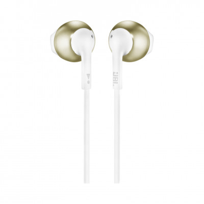 JBL Tune 205 Auricolare Cablato In-ear MUSICA Champagne, Oro