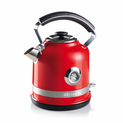 Ariete 2854 Bollitore Elettrico con Autospegnimento - Base Cordless - Filtro Removibile - Termometro - 2000 Watt - 1,7 Litri -