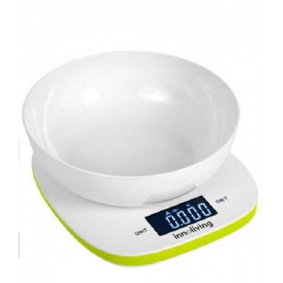 Bilancia Digitale Da Cucina Inn-132Y Con Ciotola In Plastica
