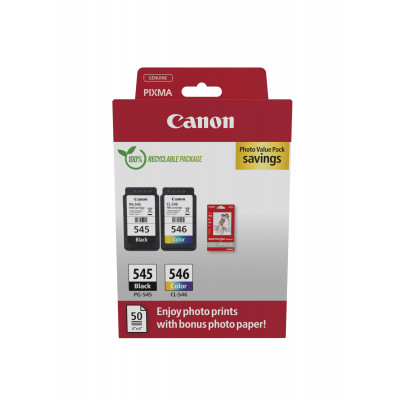 Canon 8287B008 cartuccia d'inchiostro 2 pz Originale Nero, Ciano, Magenta, Giallo