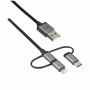 Trust 22693 cavo USB USB 2.0 1 m USB A Micro-USB B Nero, Argento