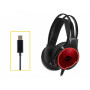Conceptronic ATHAN U1 Auricolare Cablato A Padiglione Gaming USB tipo A Nero