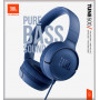 JBL Tune 500 Auricolare Cablato A Padiglione Musica e Chiamate Blu