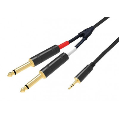 Cavo 3.5Mm St / 2X 6.3Mm Mono - 3Mt (Rdm C43)