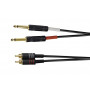 Cavo Audio 2X Jack 6.3 Mono / 2Xrca M (Rdm C83)