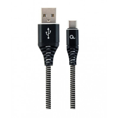 Cavo Dati E Ricarica Cc-Usb2B-Amcm-1M-Bw Usb Type-C 1M Nero/Bianco