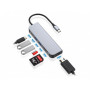 Conceptronic DONN02G replicatore di porte e docking station per laptop USB 3.2 Gen 1 (3.1 Gen 1) Type-C Alluminio