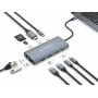Conceptronic DONN06G replicatore di porte e docking station per laptop Cablato USB 3.2 Gen 1 (3.1 Gen 1) Type-C Grigio