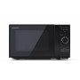 Sharp YC-GG02E-B forno a microonde Nero Microonde con grill Superficie piana 20 L 700 W