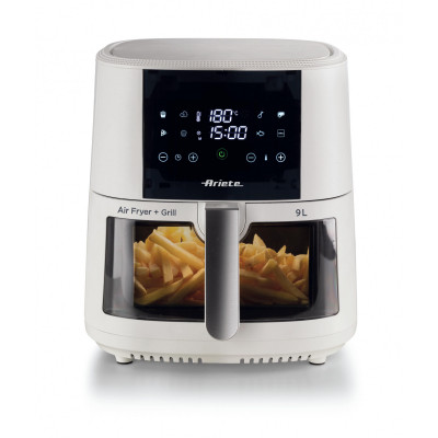 Ariete 4630 Friggitrice ad aria 9L, 1500 W, Capacità 9L, Capacità di cottura 3,5kg, 8 programmi preimpostati, Temperatura fino