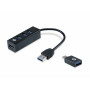 Conceptronic HUBBIES04B hub di interfaccia USB 3.2 Gen 1 (3.1 Gen 1) Type-A 5000 Mbit s Nero