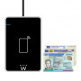Ewent EW1053 lettore di carte magnetiche USB Nero