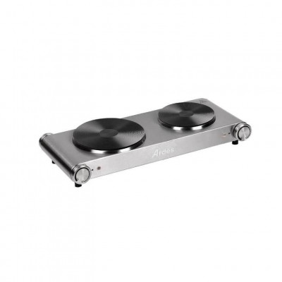 Fornello Elettrico Hobinox Duo Arfoel02 Â€“ 2 Piastre Diametro 18.8/15.5Cm - 1500+1000W