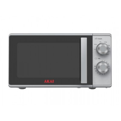 Forno A Microonde Con Grill Akmw204Sl - 20 Litri 700 Watt - Silver