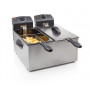 Friggitrice Ad Olio Doppia 6L Acciaio (Fr-6937)