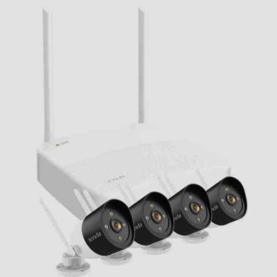 Kit Sistema Di Sorveglianza Di Sicurezza Video Hd Wireless A 4 Canali Videocamere (K4W-3Tc)